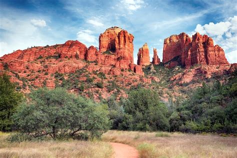 Premium Photo Famous Cathedral Rock Sedona Is One Of The Most