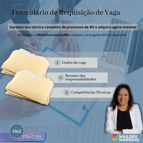 Modelo de Formulário para Requisição de Vaga Maildes Marinho