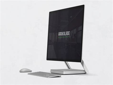 Microsoft Surface Studio Pc Psd Mockup Mockupsq