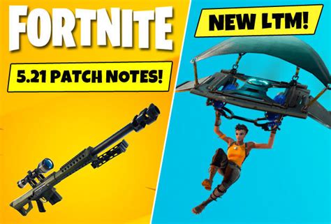 Fortnite 521 Patch Notes Heavy Sniper Rifle And Soaring