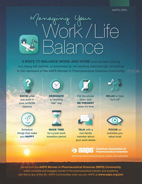 Managing Your Worklife Balance Aaps Newsmagazine