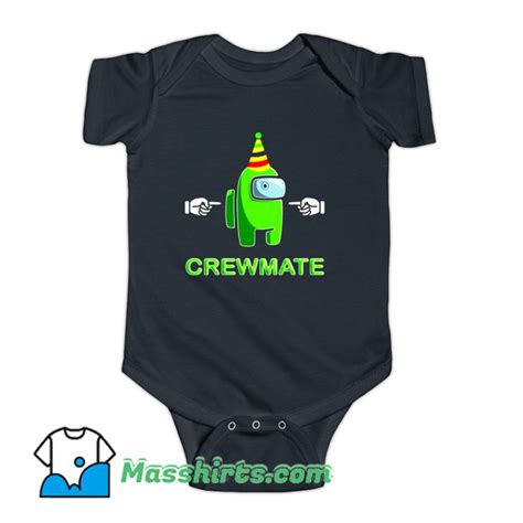Among Us Green Crewmate Baby Onesie By