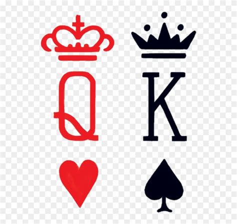 King Clipart Queen King Heart King Queen Card Symbol Free