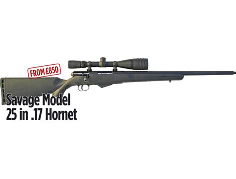 Gun Reviews Savage Model 25 In 17 Hornet Review Shooting Uk