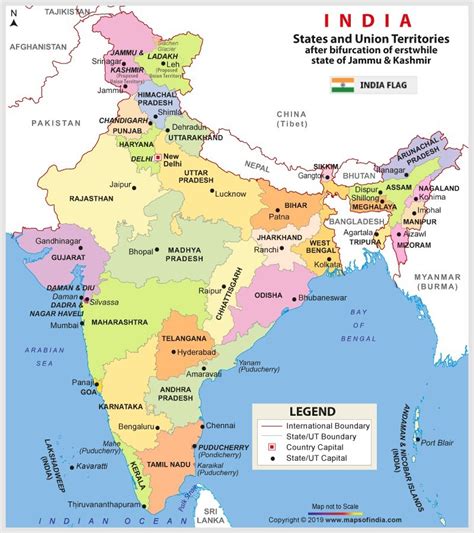 India Political Map Updated