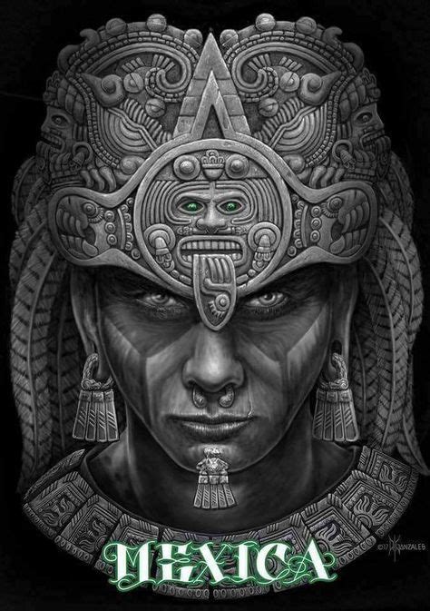 Guerrero Invencible Mexica Azteca Mayan Art Aztec Tattoo Designs