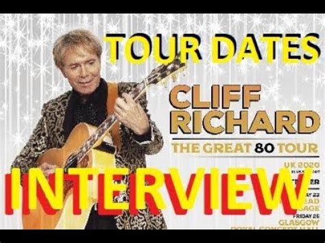 Check spelling or type a new query. Cliff Richard 2020 UK TOUR DATES at 80 - EXCLUSIVE Life ...