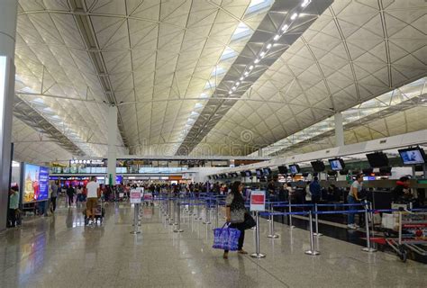 Hong Kong International Airport Terminal 1 Arrival Stock Photos Free