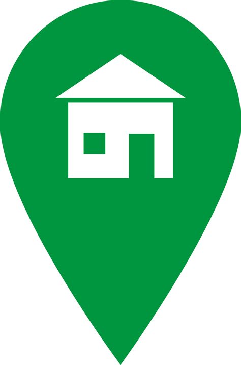Clipart Green Home Icon