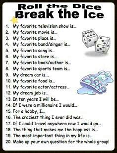 You just have to adapt them to your own working environment. Use up to 3 dice, campers roll, add and answer! For even ...