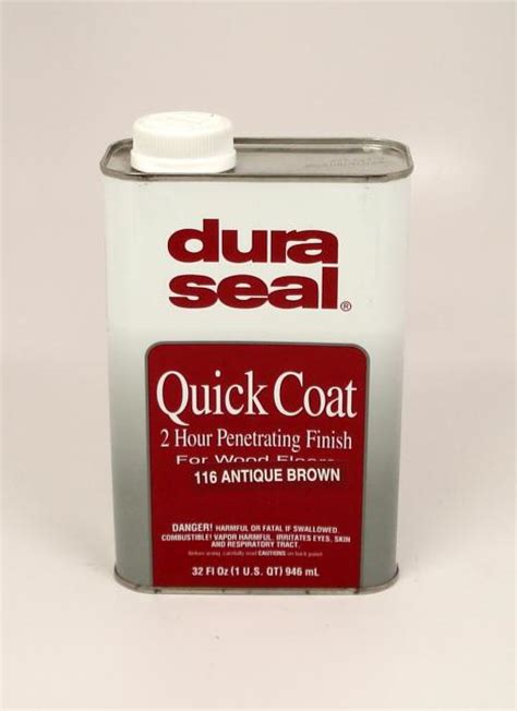 Duraseal sealers stains fillers and finishes denver hardwood co. Dura Seal Quick Coat Penetrating Finish 116 Antique Brown ...