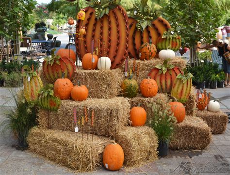 Another Fall Display Pumpkin Display Fall Festival Decorations Fall