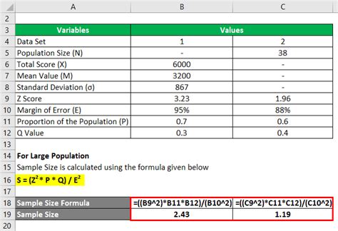 Get an estimate of your income when you retire. Sample Size Formula | Calculator (Excel Template)