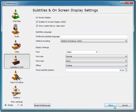 As long as you have the subtitle file in the same folder and under the same name as the video with which you want to use it, you should be able to select. How To Change VLC Subtitles Settings