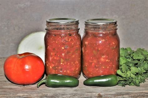 Two Jars Of Homemade Picante Sauce Free Stock Photo Public Domain