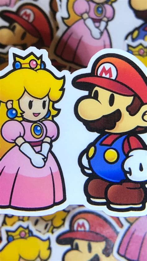 Paper Mario Paper Mario And Friends Stickers Etsy Video Video