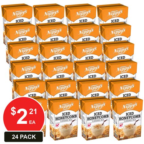 Nippys 375ml Iced Honeycomb Flavoured Milk 24 Pack Buy Drinks