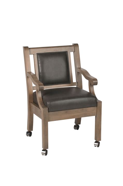 Extra comfort type seating, contains commercial grade foam with an upholstered seat and back. Buy Darafeev's Duke Maple Wood Club Arm Chair with Casters