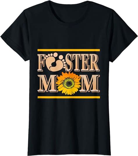 Womens Foster Mom Foster Parent T Shirt Uk Clothing