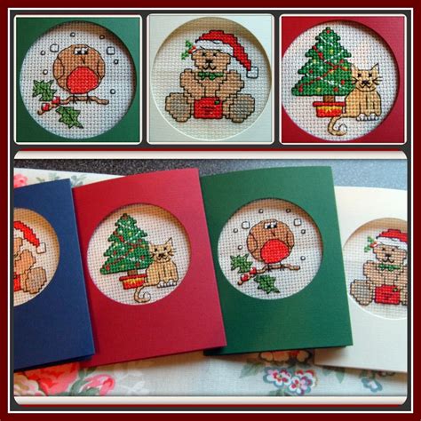 kandipandi s pad cross stitch christmas cards cross stitch christmas cards cross stitch