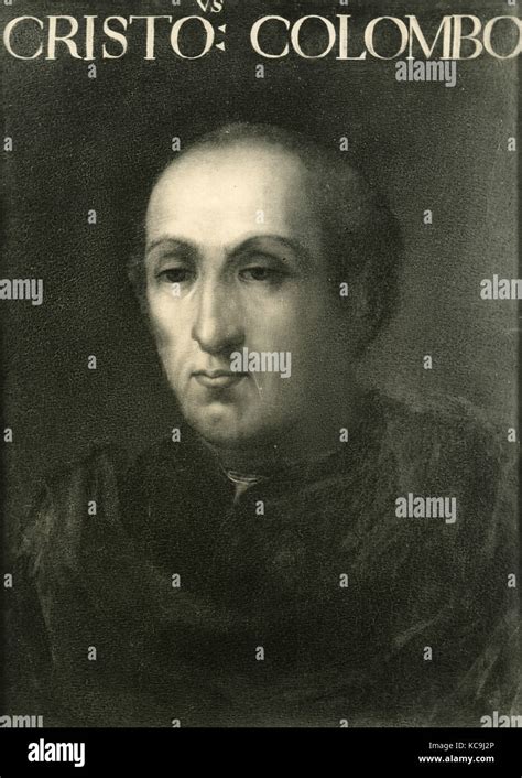 Christopher Columbus Portrait Stock Photo Alamy