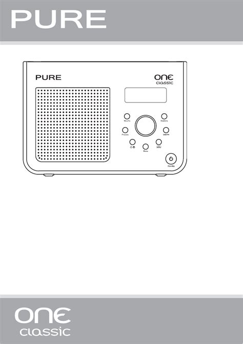 Handleiding Pure One Classic Pagina 1 Van 16 Duits