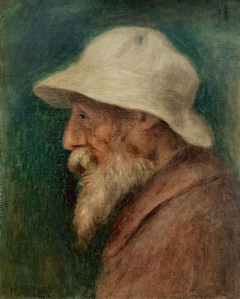 Auguste Renoir Autoportrait Au Chapeau Blanc Renoir Autoportrait