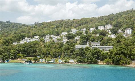 Panorama Of Ocho Rios Jamaica Stock Image Image Of Cruise