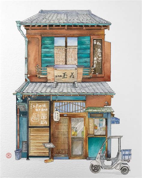 きん Kins Art On Instagram Nihonbashi Tamai Facade An Old Building