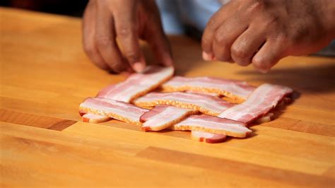 How To Weave Bacon Bacon Recipes Youtube