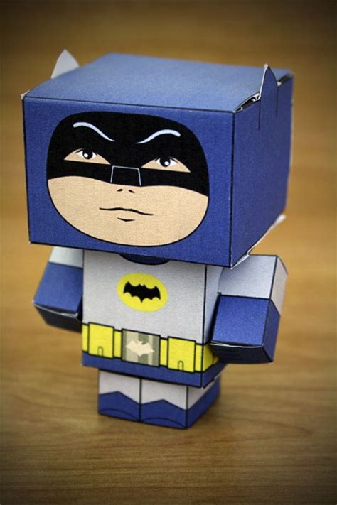 Cubecraft 60s Batman Batman Paper Toys Toys