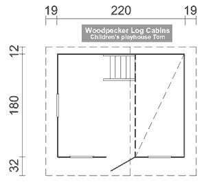 We did not find results for: Kids Playhouse - TOM | Woodpecker Log Cabins