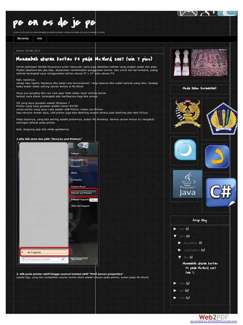 Akan keluar jendela baru seperti pada gambar dibawah. Ukuran Kertas Legal Tidak Muncul Di Word 2010 - Berbagai ...
