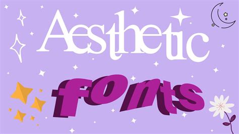50 Aesthetic Fonts For Edits Thumbnails 🍊🌻🌈 Youtube