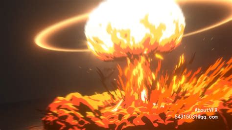 A Unity Stylized Nuclear Explosion Explosion Drawing Realistic