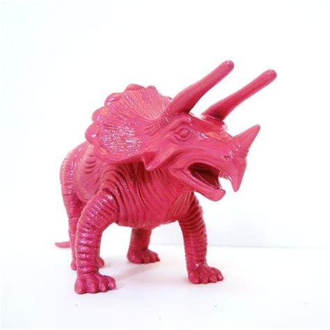 Kids Decor Upcycled Toy Dinosaur Hot Pink Home By Nashpop Kids