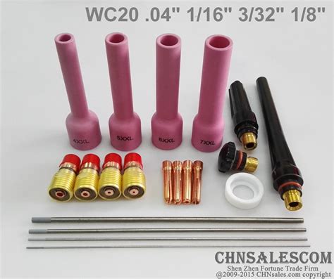 Chnsalescom Pcs Tig Welding Torch Stubby Gas Lens Kit Wp