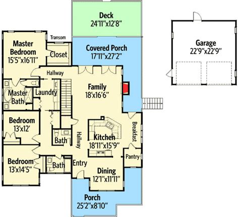 Wrap Around Porches 46243la Architectural Designs House Plans