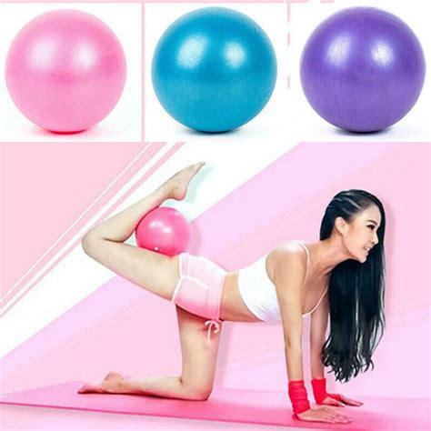 Yoga Ball Exercise Gymnastic Fitness Pilates Fitball Small Pvc Women Balance Ebay