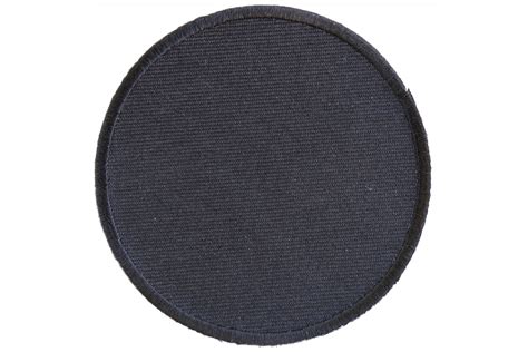 Black 3 Inch Round Blank Patch Blank Patches Thecheapplace