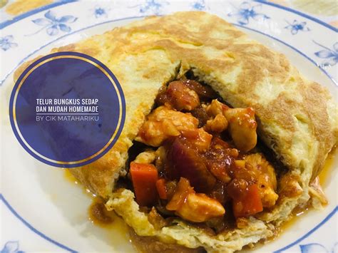 Anda tak perlu terbalikkan telur itu. Resepi Mudah Dan Sedap Buat Telur Bungkus @ Telur Bistik ...