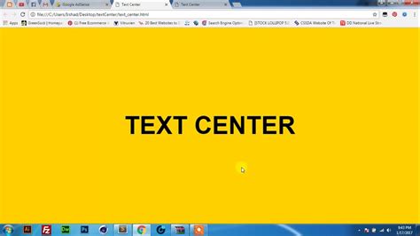 Html Css How To Center Text In A Div Mobile Legends
