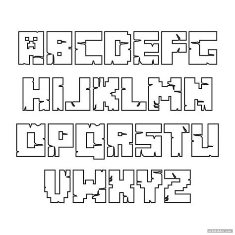 We did not find results for: broken minecraft printable letters cutout - printabler.com ...