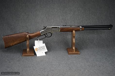 Henry Repeating Arms H006sd Big Boy Silver Deluxe Engraved 44 Mag For Sale