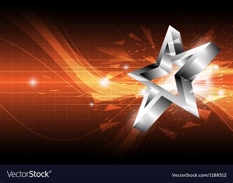 Star Abstract Background Design Royalty Free Vector Image