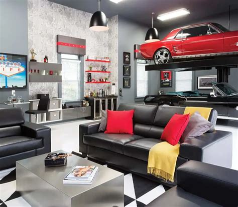 Garage Man Cave Ideas Turn Your Garage Into A Man Cave Archute