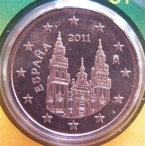 Spain Euro Coins Unc 2011 Value Mintage And Images At Euro Coinstv