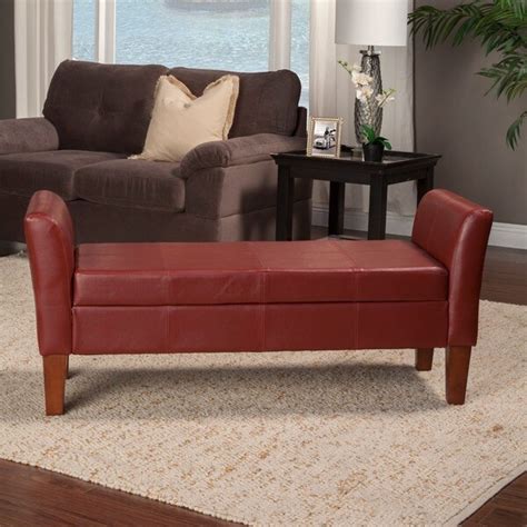 Storage Bench With Curved Arms 13673628 Shopping