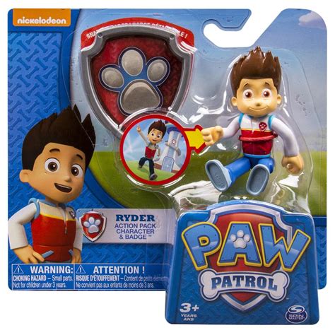 Spin Master Paw Patrol Paw Patrol Action Pack Pup And Badge Ryder
