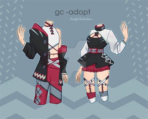 Outfit Adoptables 65open By Gc Adopt On Deviantart Drawing Anime Clothes Fashion Design